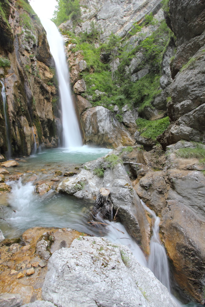 Lokation: Österreich | Kärnten | Windisch Bleiberg-Slovenji Pla | Sapotnica Kategorien: Wasserfall, Datum: 09.07.2015