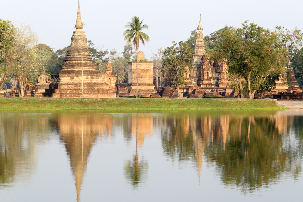 Lokation: Thailand | Sukhothai | Ban Dan Lan Hoi | Ban Mueang Kao Kategorien: Tempel, Datum: 14.02.2016