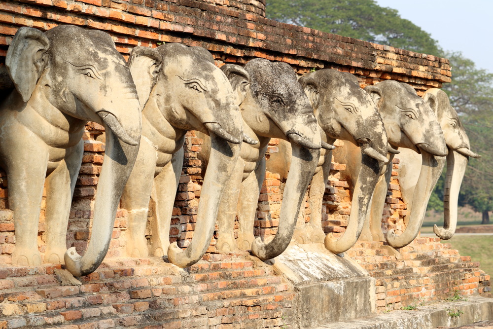 Lokation: Thailand | Sukhothai | Ban Dan Lan Hoi | Ban Mueang Kao Kategorien: Relief, Datum: 15.02.2016